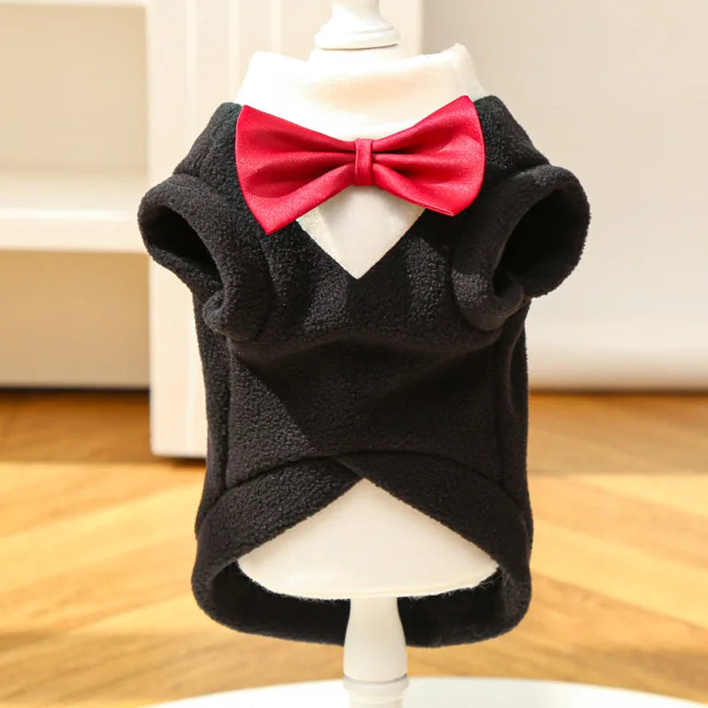 Autumn Winter Golden Retriever Tuxedo Vest Pet Formal Wear