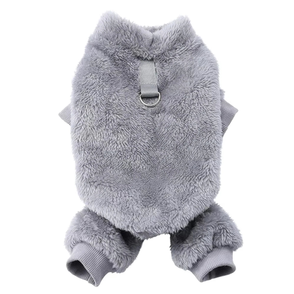 Winter Warm Flannel Dog Jumpsuit For Small And Medium Dogs