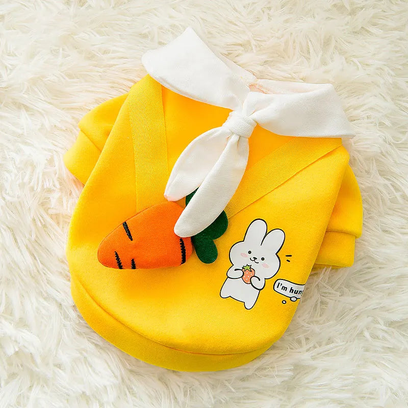 Winter Dog Hoodie Cute Cartoon Coat For Small Dogs