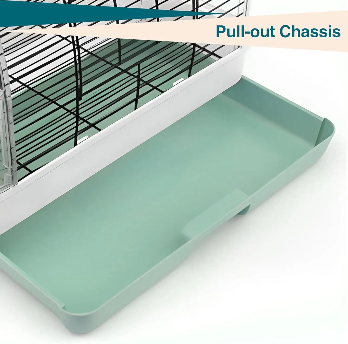 HiMISSCN Portable Bird Cage Carrier With Perches And Bowls