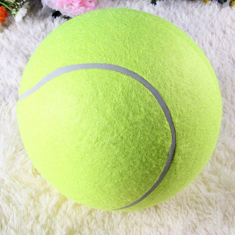 Shunmaii Tennis Ball Dog Chew Toy Interactive Outdoor Play