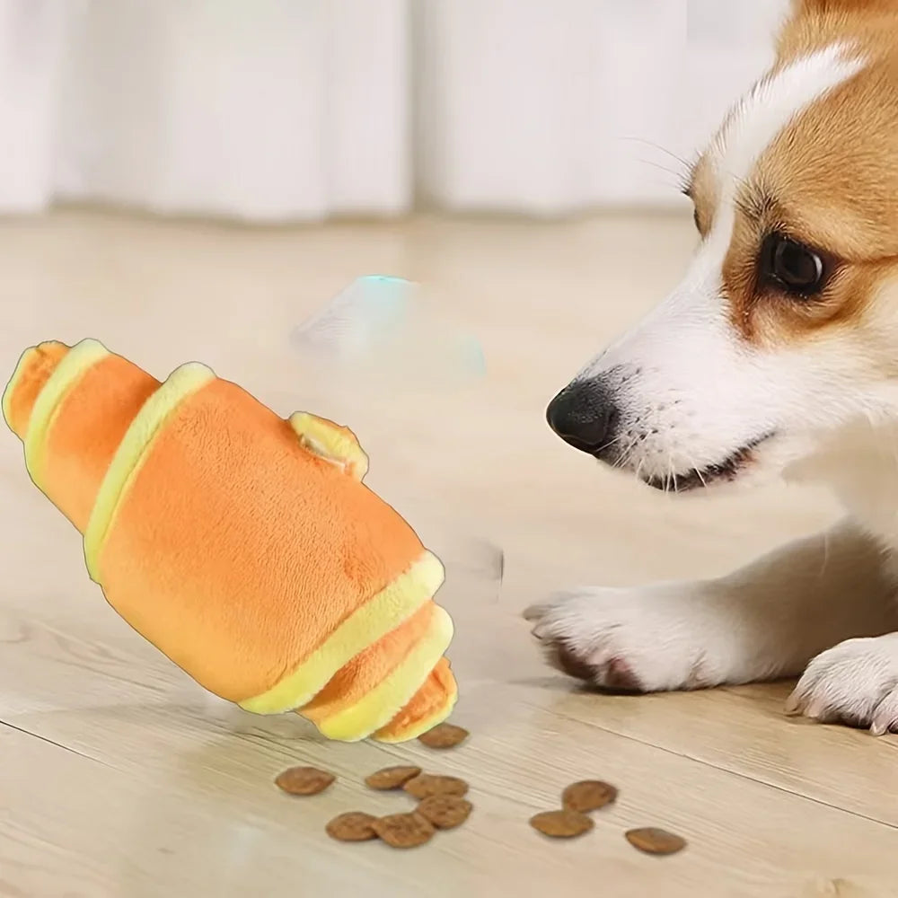 Hidden Treat Sniffing Plush Dog Toy With Gnawing Teeth
