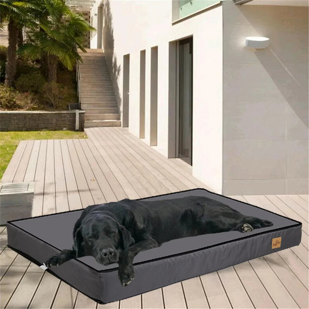 Borwart Orthopaedic Waterproof Dog Bed Removable Cover 2 In 1