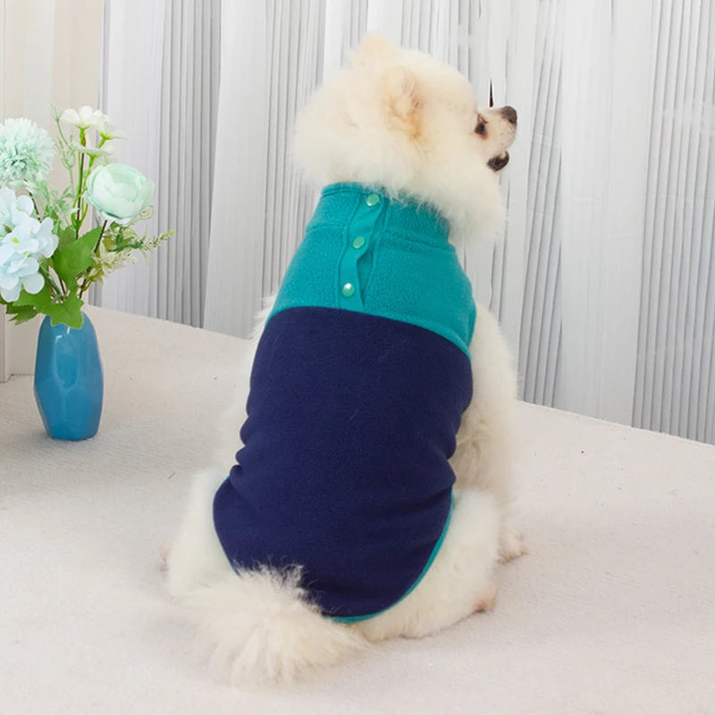 Fleece Dog Clothes For Multiple Breeds Winter Coat Vest