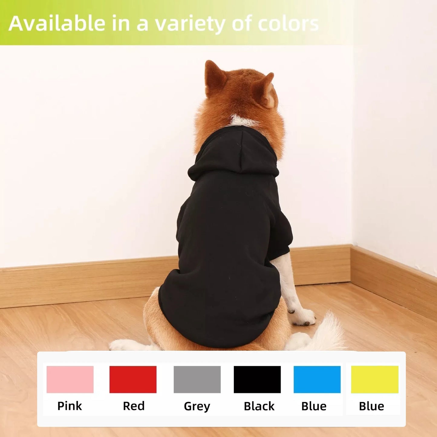 NONECN Winter Dog Hooded Sweatshirt