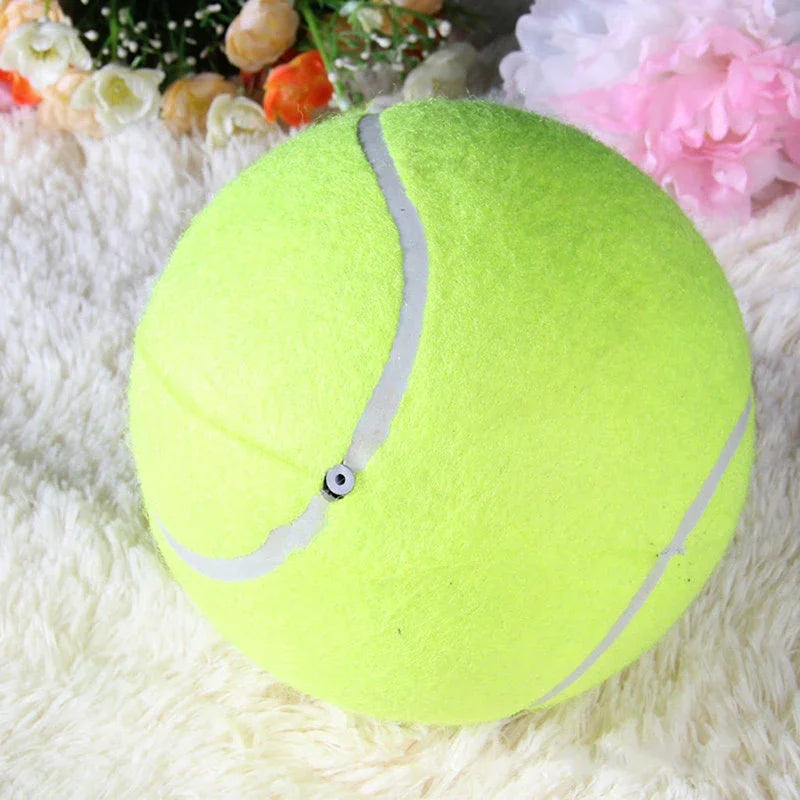 Shunmaii Tennis Ball Dog Chew Toy Interactive Outdoor Play