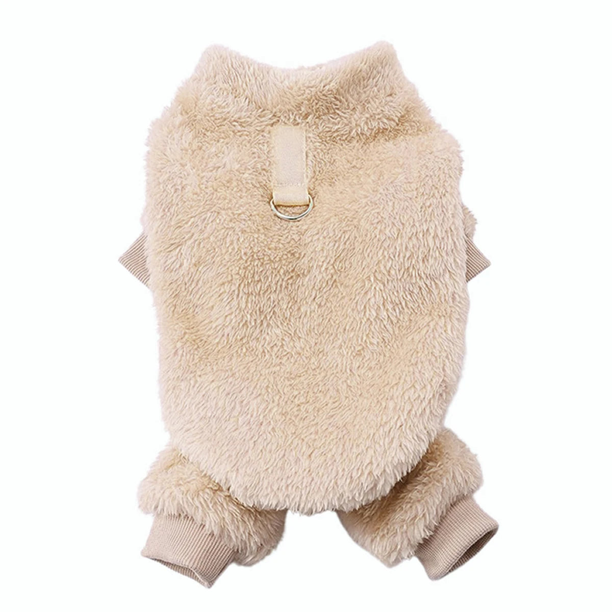 Winter Warm Flannel Dog Jumpsuit For Small And Medium Dogs