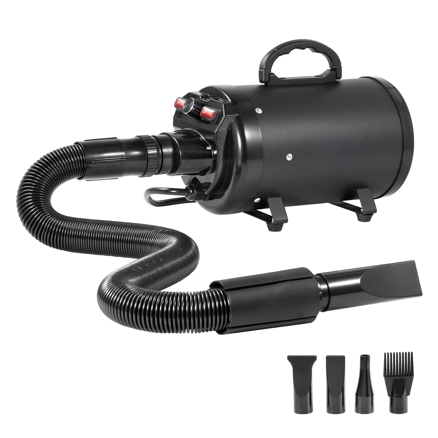 SucceBuy 2000W Dog Dryer With Adjustable Speed and Nozzles