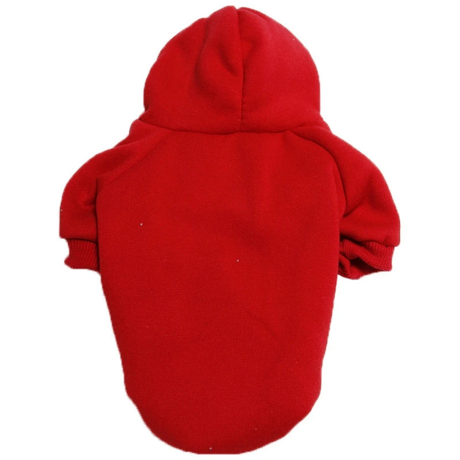 NONECN Winter Dog Hooded Sweatshirt