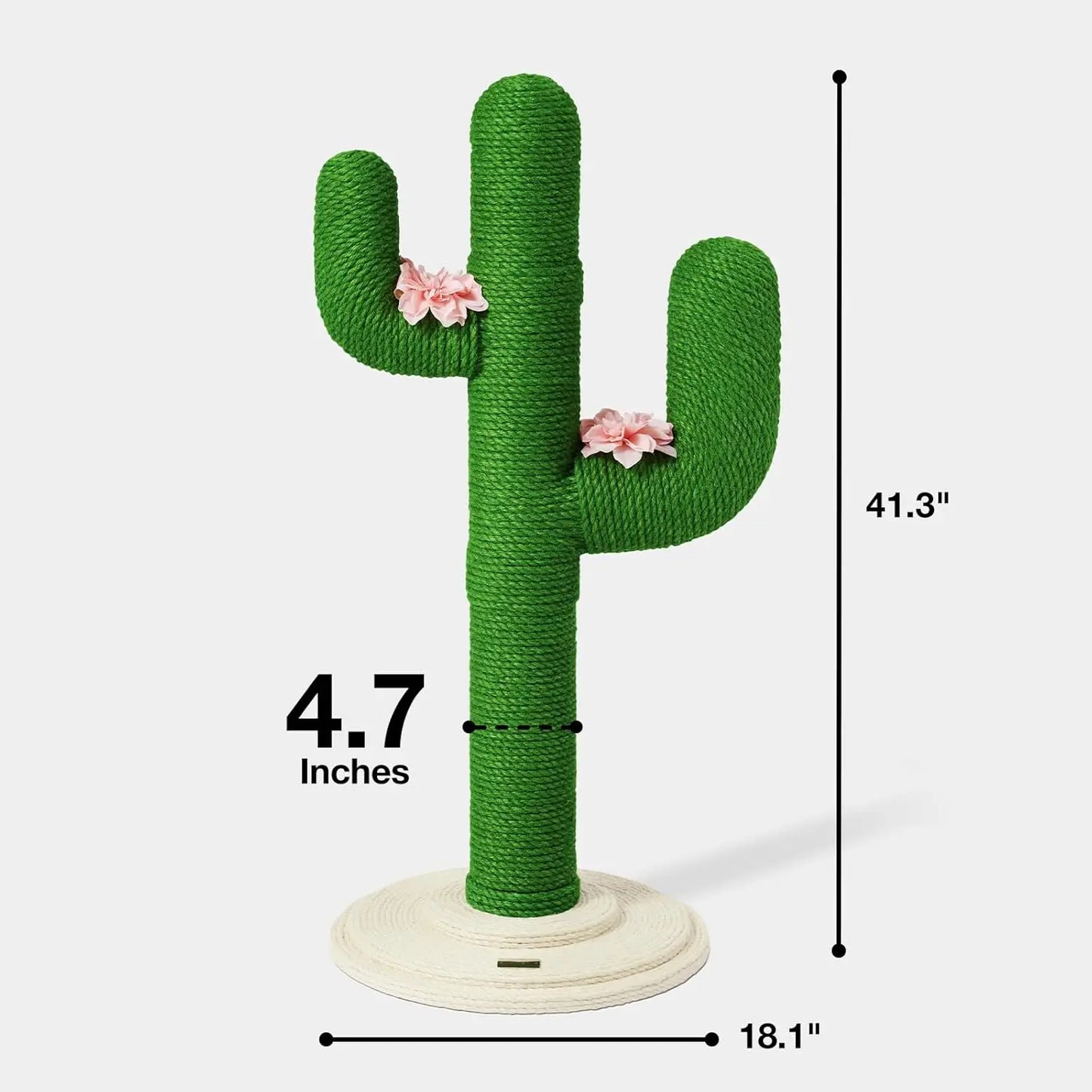 Cactus Cat Scratching Post With Jute Rope