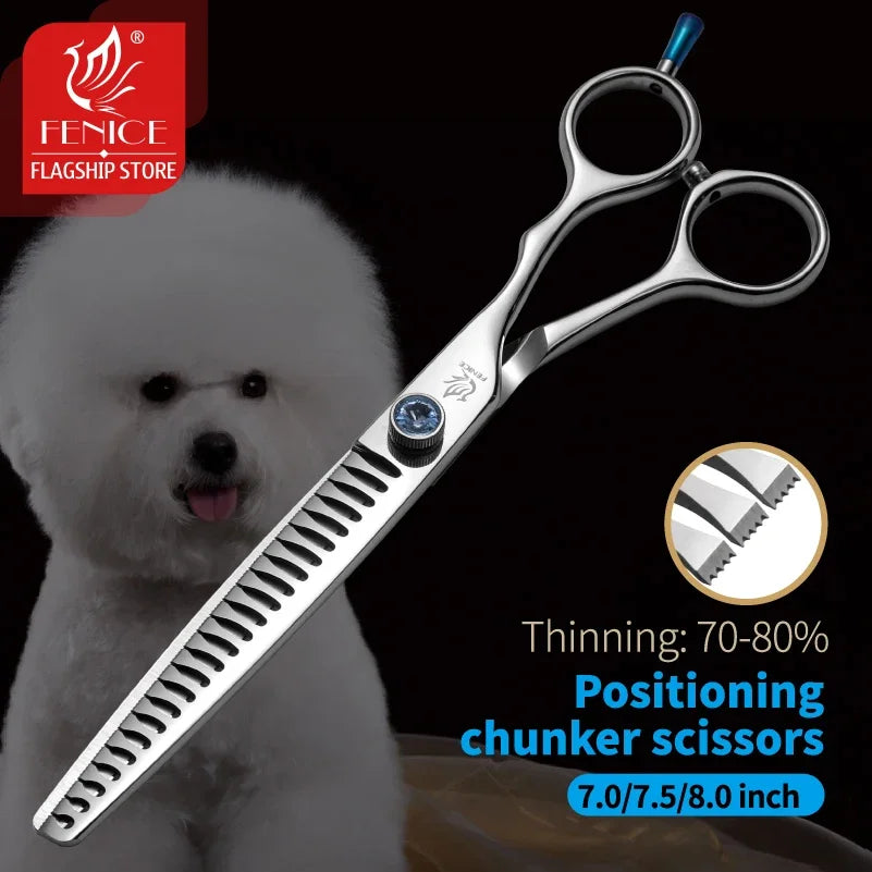 Professional Pet Grooming Scissors For Dogs Thinning Chunkers