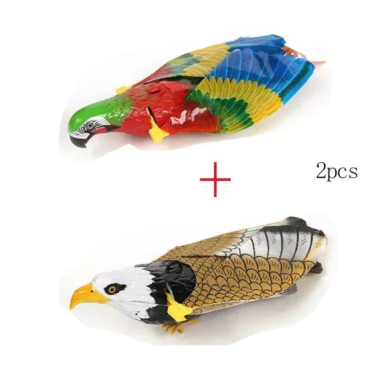 Interactive Cat Toy Electric Hanging Bird Teaser Wand