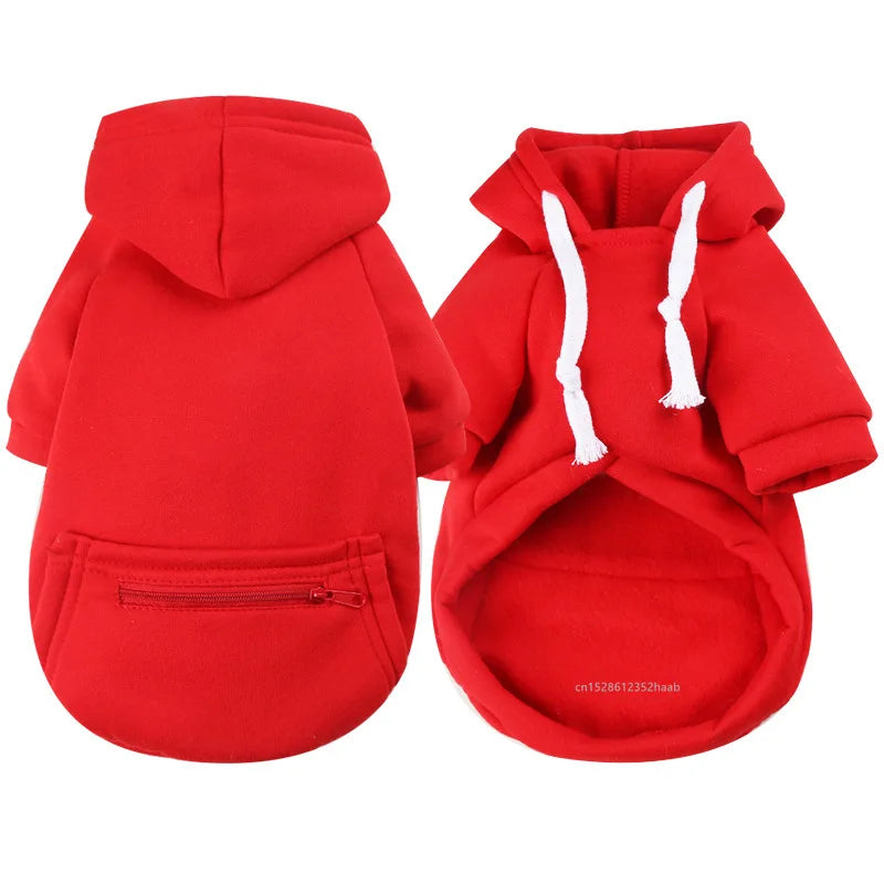 Dog Hoodie For Large Breeds Autumn Winter Thermal Coat