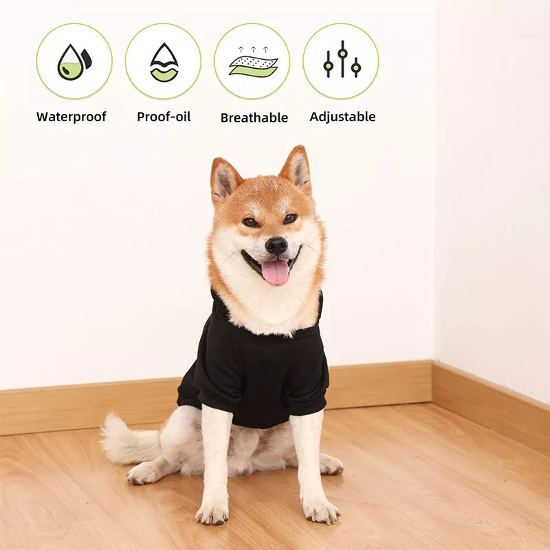 NONECN Winter Dog Hooded Sweatshirt