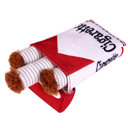 APWIKOGER Cigarette Themed Dog Toy Imitation Cigar Plush Chew Toy