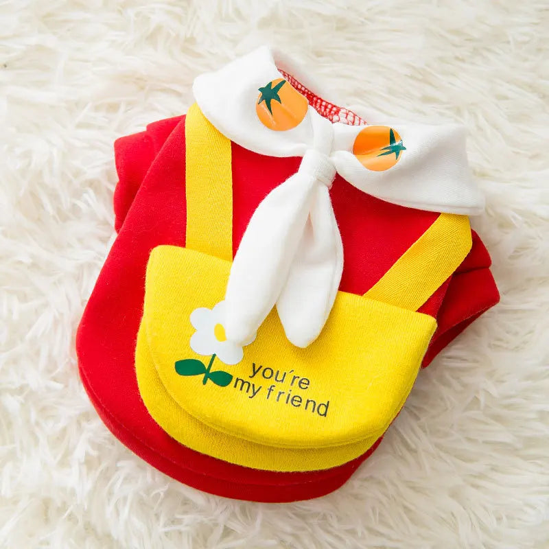 Winter Dog Hoodie Cute Cartoon Coat For Small Dogs