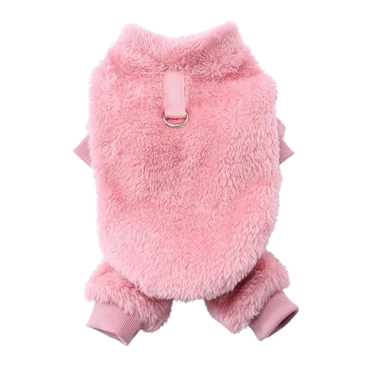Winter Warm Flannel Dog Jumpsuit For Small And Medium Dogs
