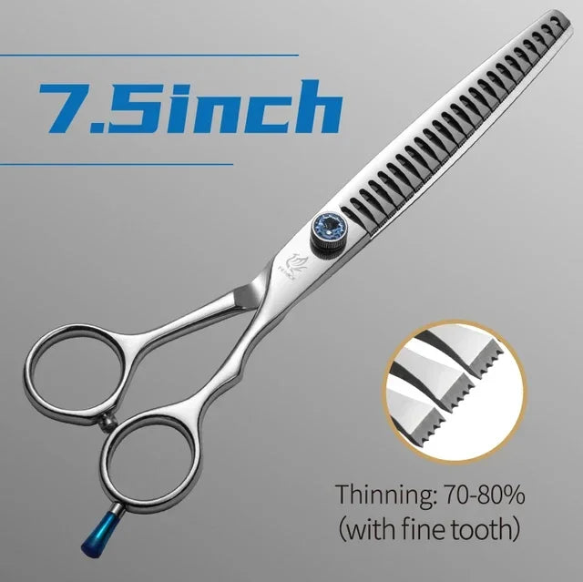 Professional Pet Grooming Scissors For Dogs Thinning Chunkers