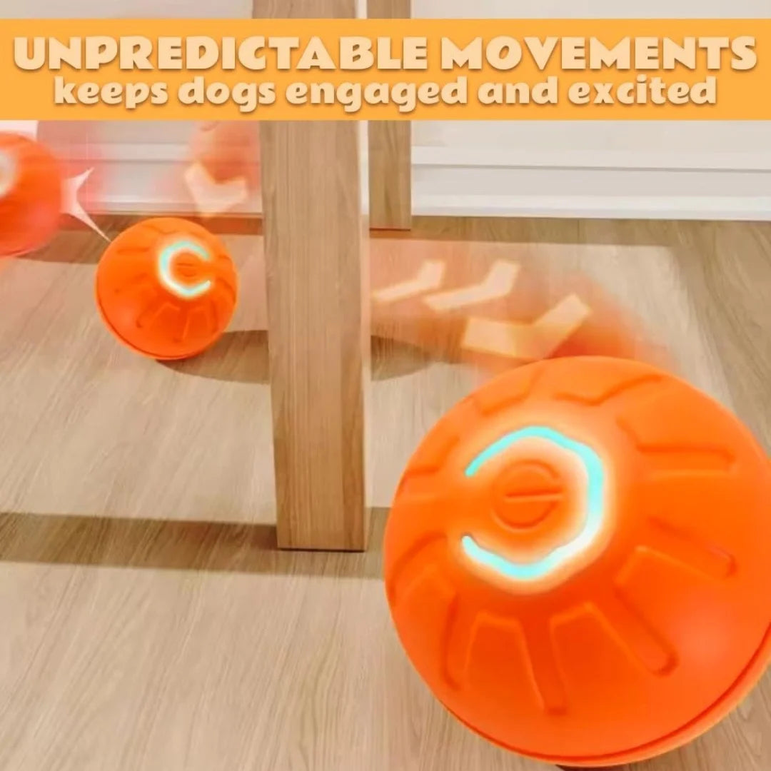 Smart Bouncing Electric Pet Ball Toy For Cats And Dogs