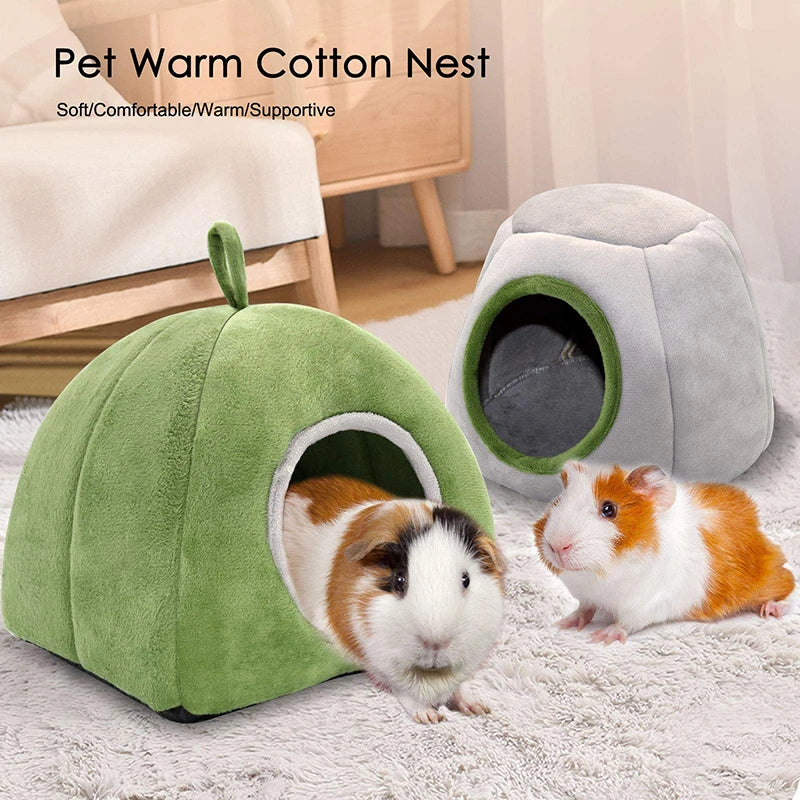 NONECN Hamster House Small Animal Nest Winter Warm Bed Rodents