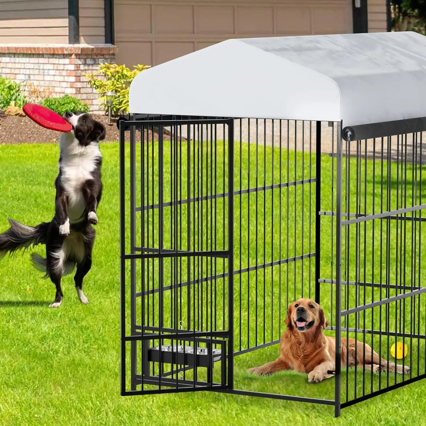 Twister CK Heavy Duty Outdoor Dog Kennel Roof UV Resistant