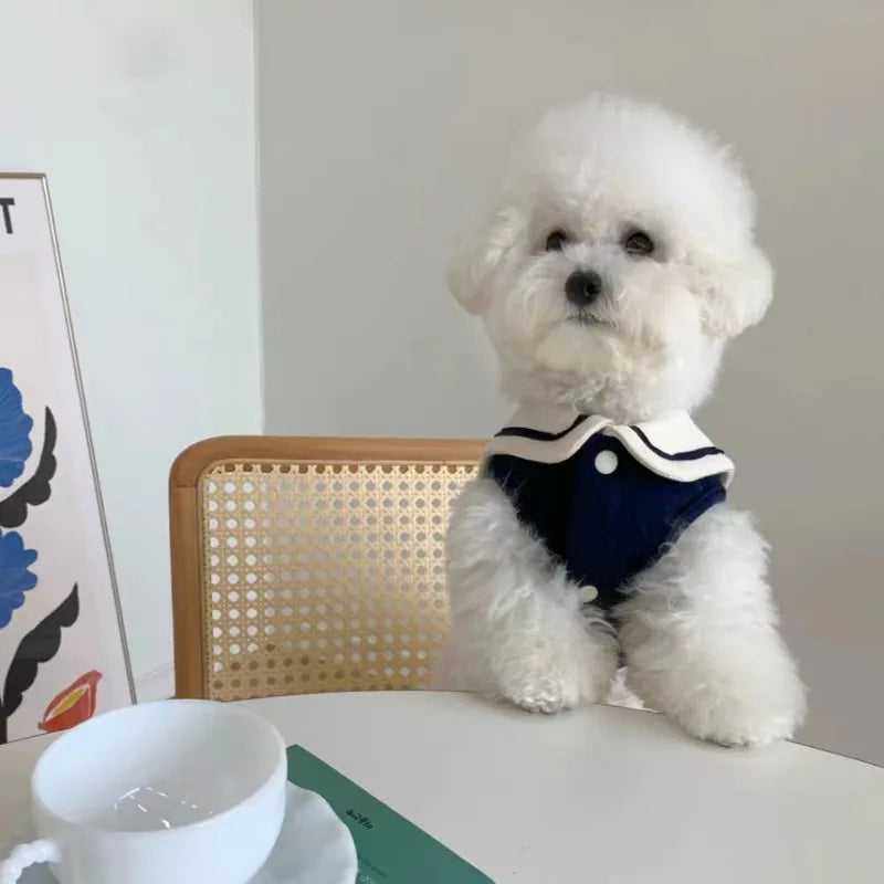 NONECN Cute Dog Vest T Shirt Polo For Everyday Wear