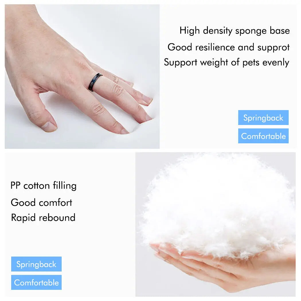 BINGOPAW Orthopedic Dog Bed With Removable Washable Cover And Foam Mattress