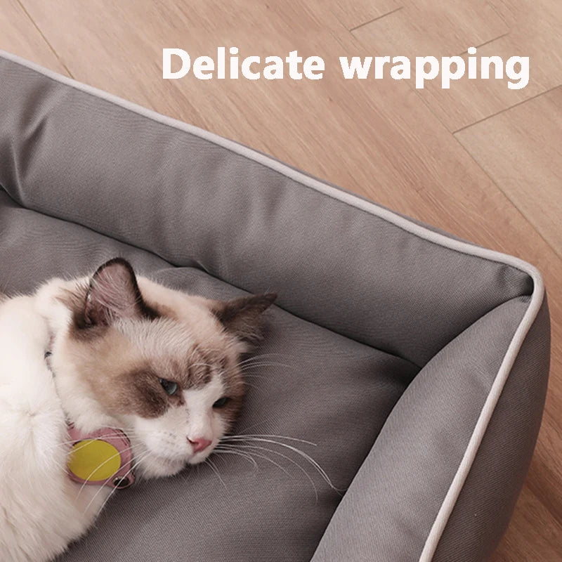 Four Season Square Dog Bed For Large Dogs Waterproof Sofa