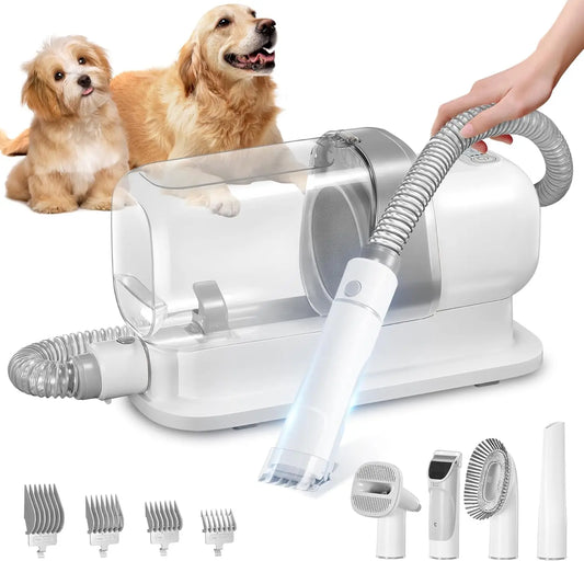 Pet Grooming Vacuum Kit With Low Noise And 5 Tools
