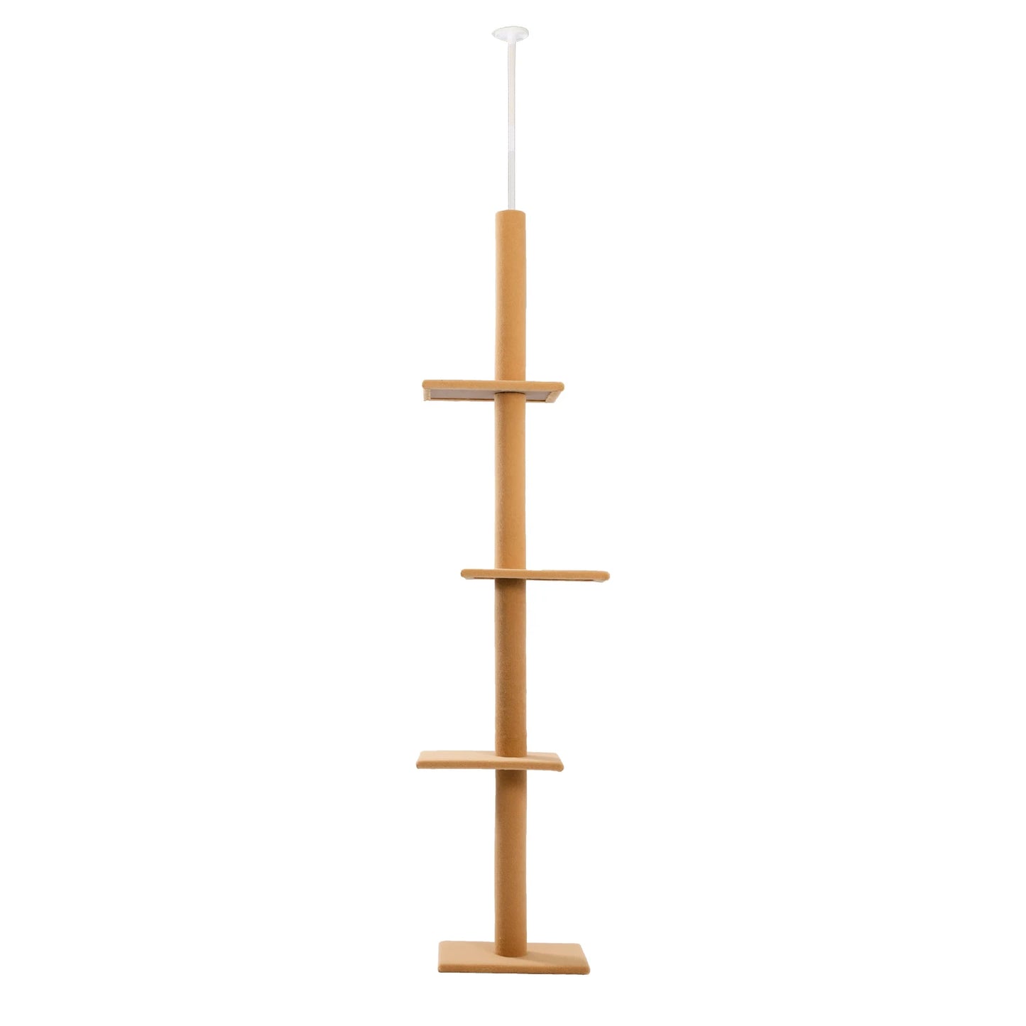 PEQULTICN Adjustable Height Cat Tree Floor to Ceiling Tower with Scratching Posts