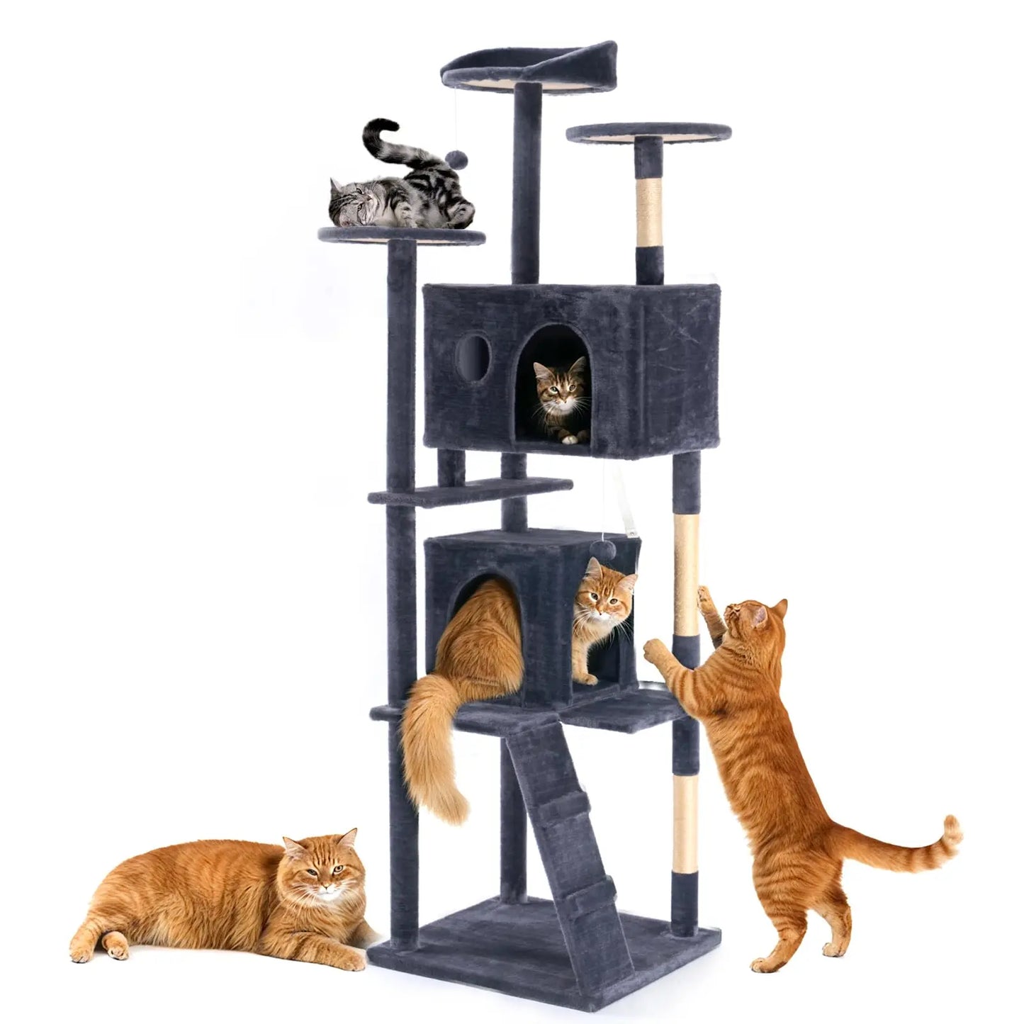 JHK Cat Tree Tower Multi Level Condo Scratching Posts