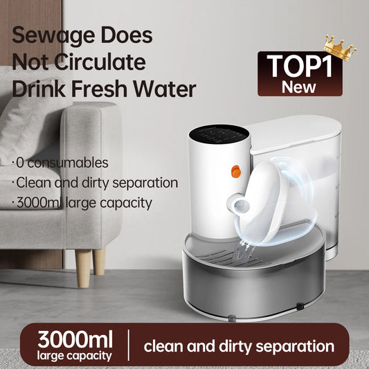 Smart Pet Water Dispenser Wireless Cat Fountain And Auto Feeder