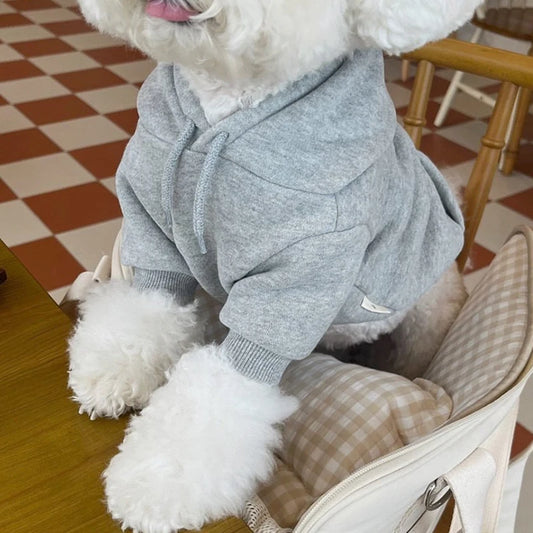 Warm Fleece Dog Hoodie For Small And Medium Dogs Comfort