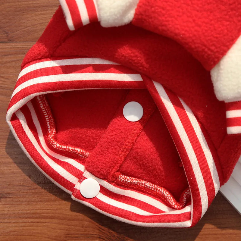 Puppy Coat With D Ring Outdoor Jacket Fleece For Dogs