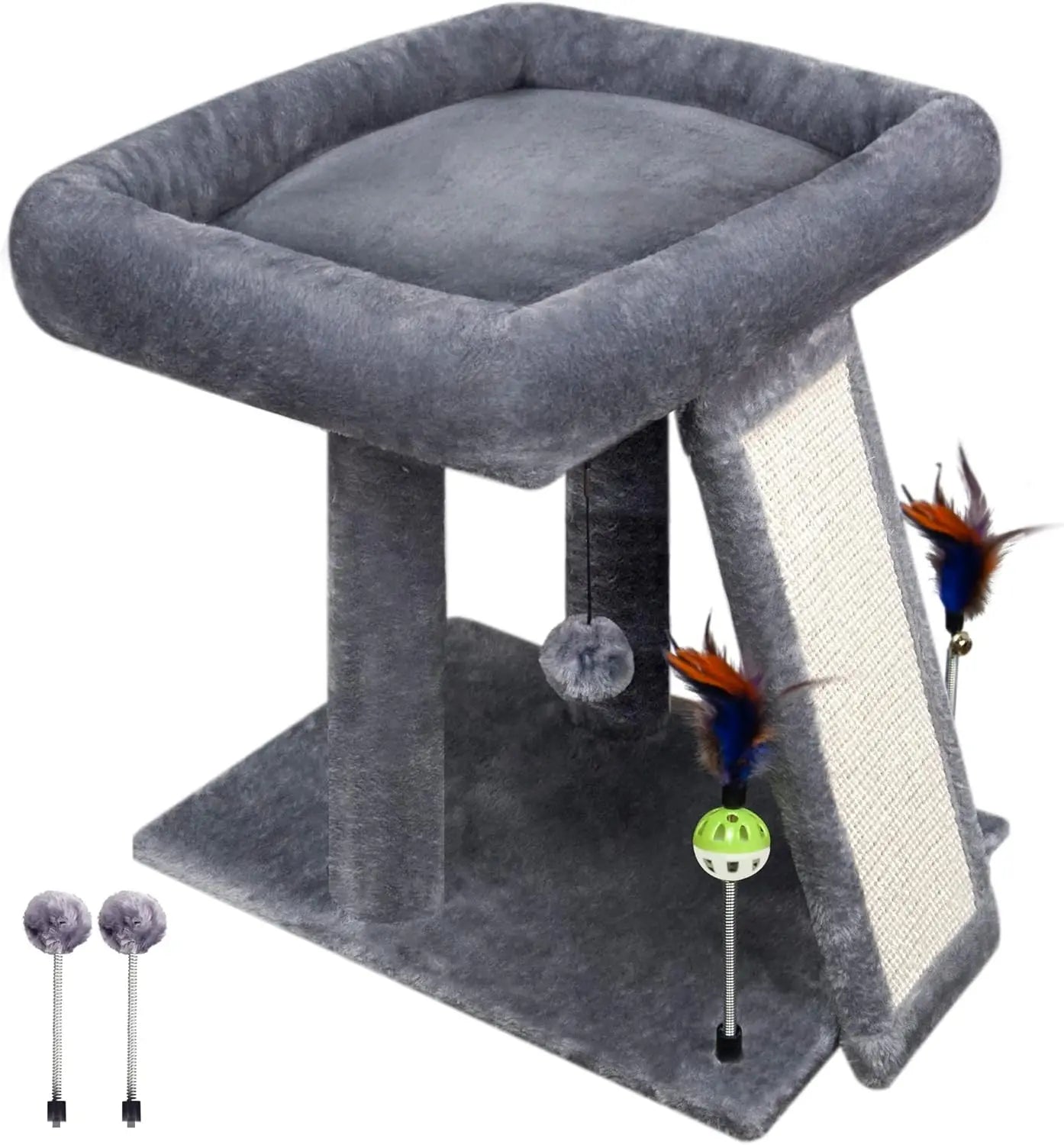 Cat Tree Tower With Scratching Post Indoor Activity Center