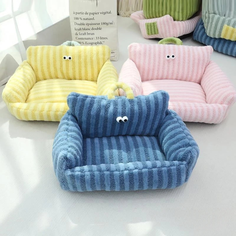 NONECN Winter Warm Pet Sofa Kennel And Cat Nest Bed