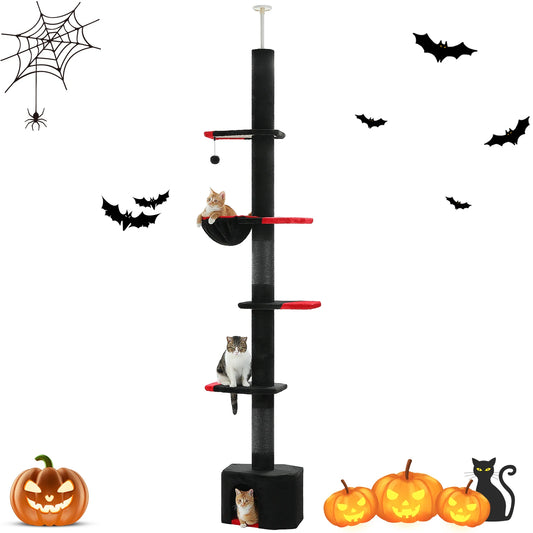 PAWZ Road Gothic Cat Tree Floor to Ceiling Tower Condo